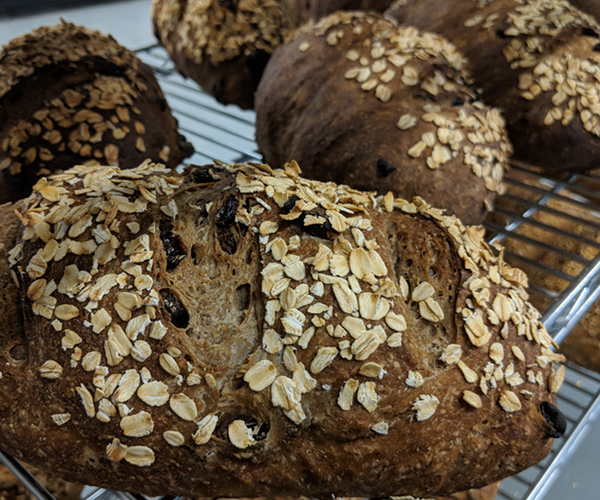 Oatmeal bread loaf
